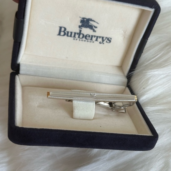Burberry Other - Auth Burberry Tie Pin Silver Like new